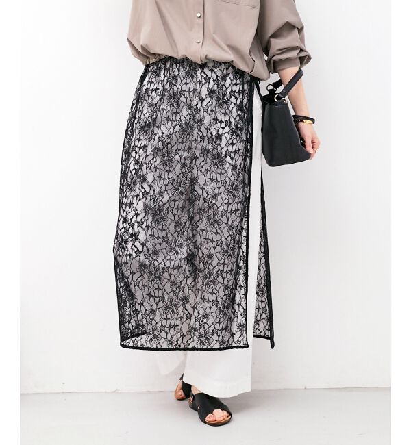  「Elisa Novelli レースラップスカート」|スカート|