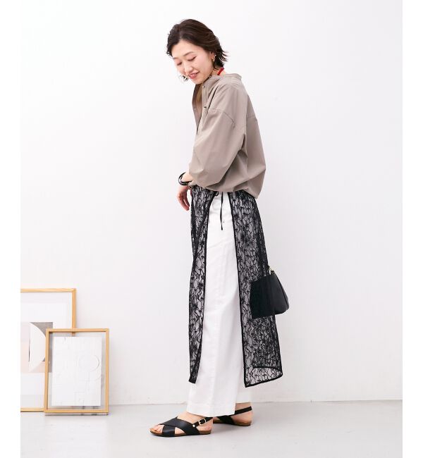  「Elisa Novelli レースラップスカート」|スカート|