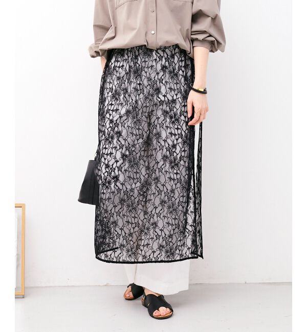  「Elisa Novelli レースラップスカート」|スカート|