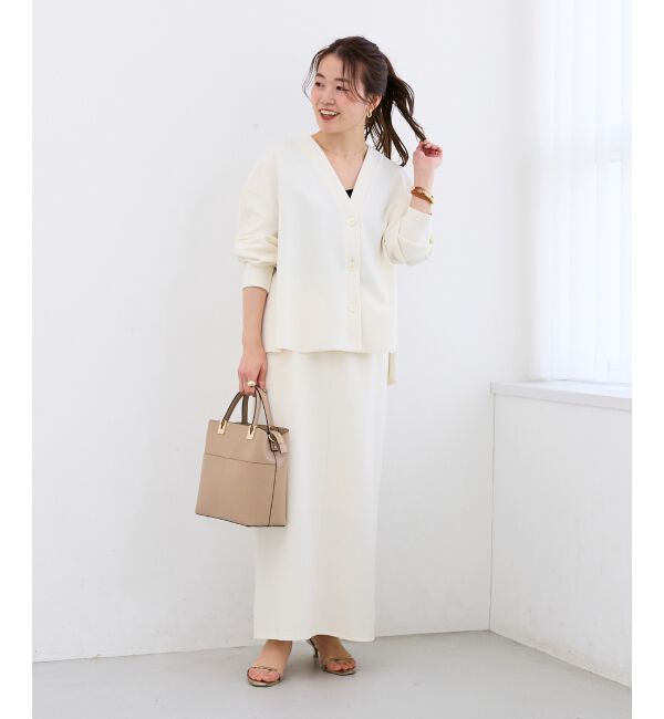  「カットジョーゼットナロースカート」|スカート|