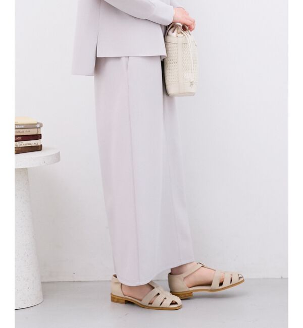  「カットジョーゼットナロースカート」|スカート|