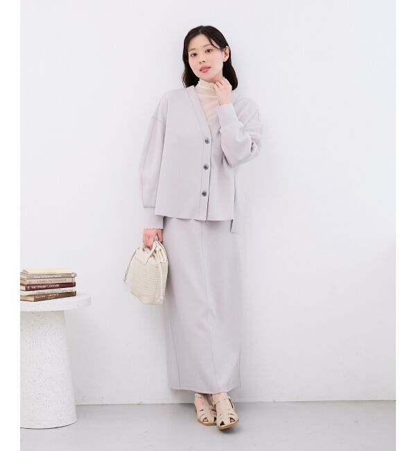  「カットジョーゼットナロースカート」|スカート|