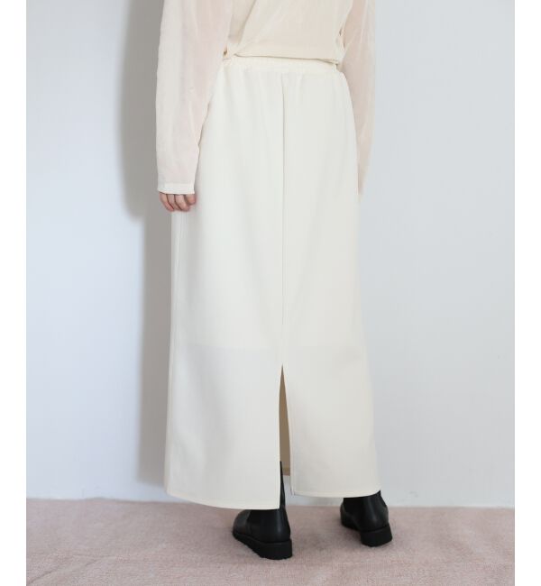  「カットジョーゼットナロースカート」|スカート|