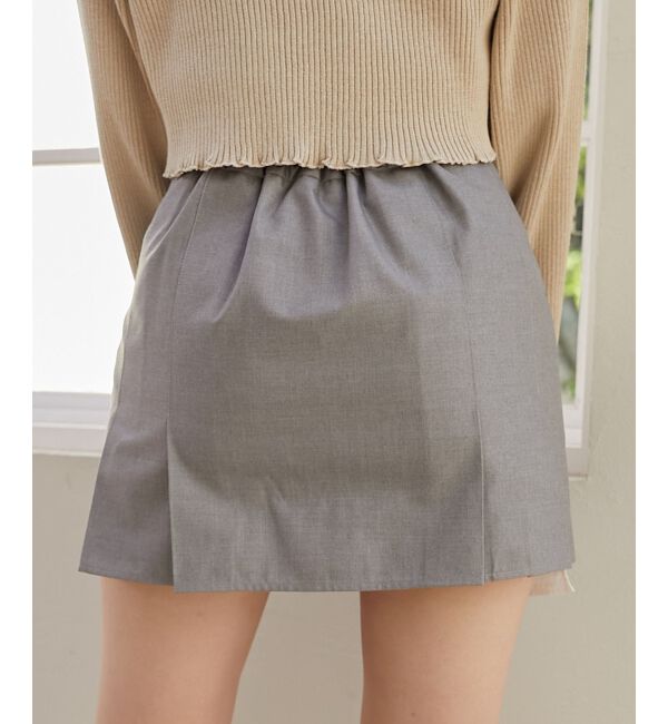 MAJESTICLEGON「ベルトsetプリーツスカパン」|キュロット|