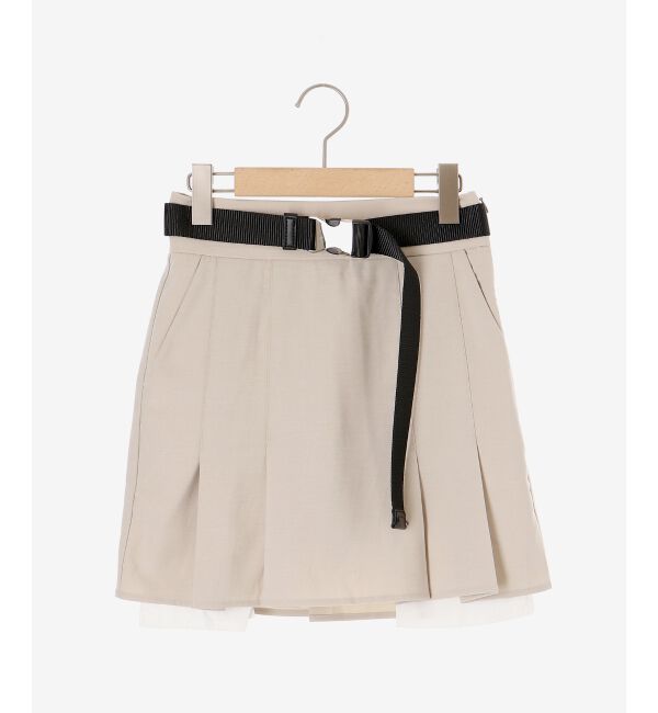 MAJESTICLEGON「ベルトsetプリーツスカパン」|キュロット|