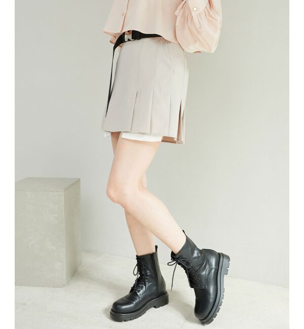 MAJESTICLEGON「ベルトsetプリーツスカパン」|キュロット|