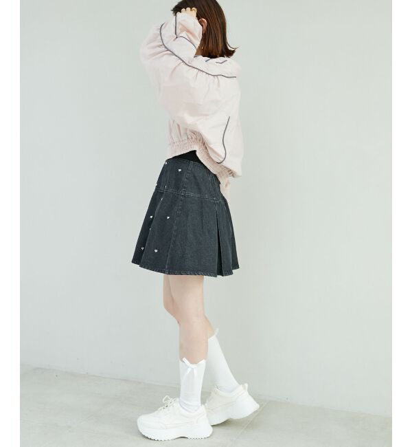 MAJESTICLEGON「ボックスプリーツミニスカパン」|キュロット|