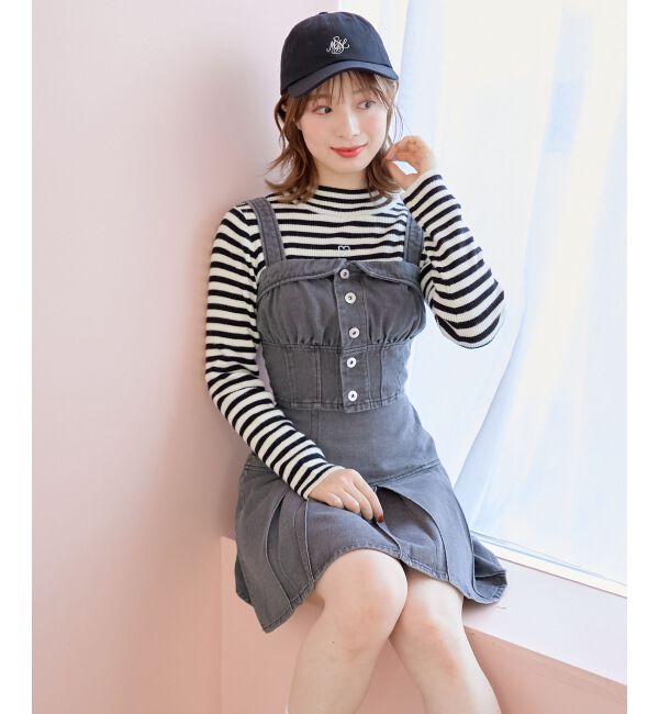 MAJESTICLEGON「ボックスプリーツミニスカパン」|キュロット|