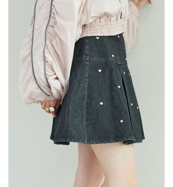 MAJESTICLEGON「ボックスプリーツミニスカパン」|キュロット|