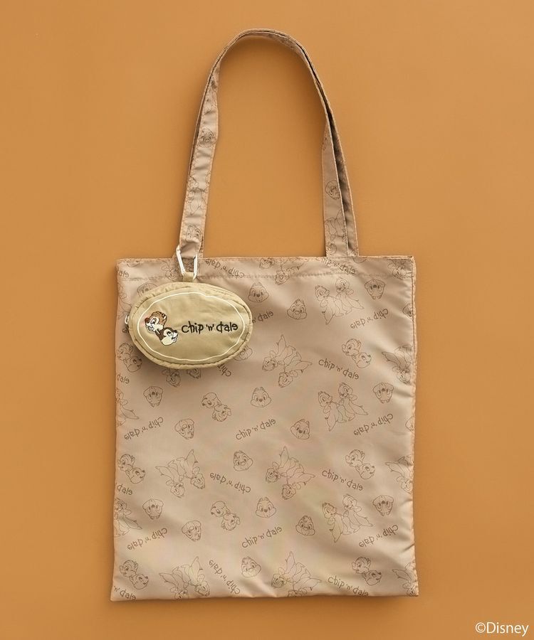 earth music&ecology「Disney/アソートポーチ付きエコバッグ」|その他|Brown