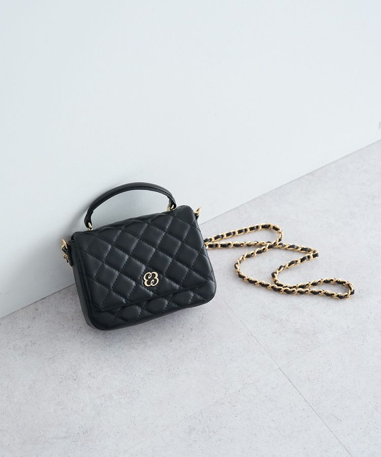 earth music&ecology「2WAYチェーンコンパクトバッグ」|その他|Black