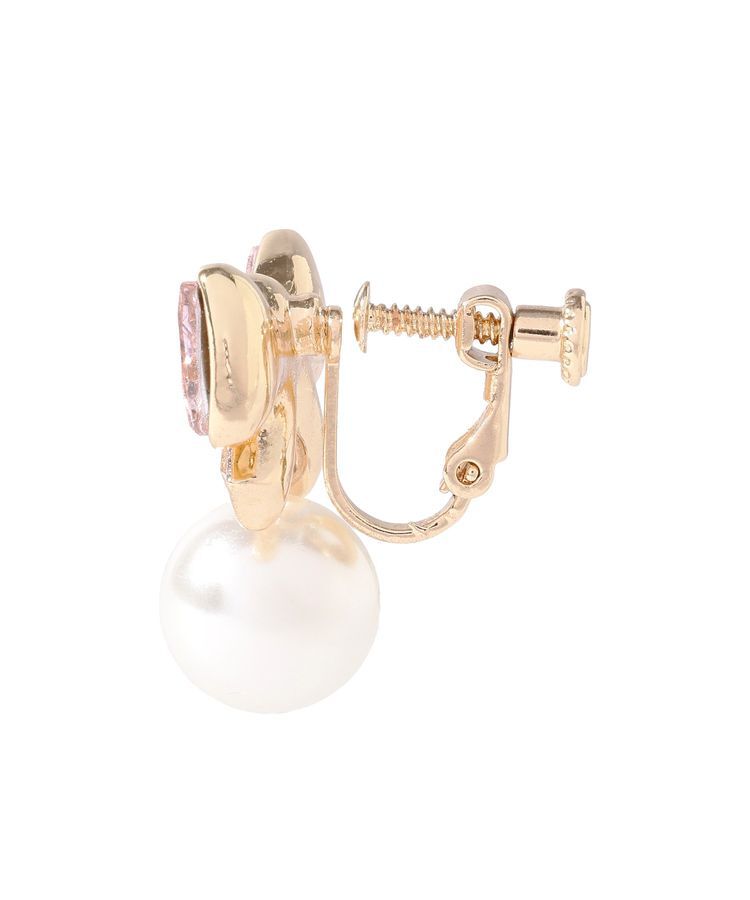 Maison de FLEUR「ビジューリボンイヤリング」|イヤリング|