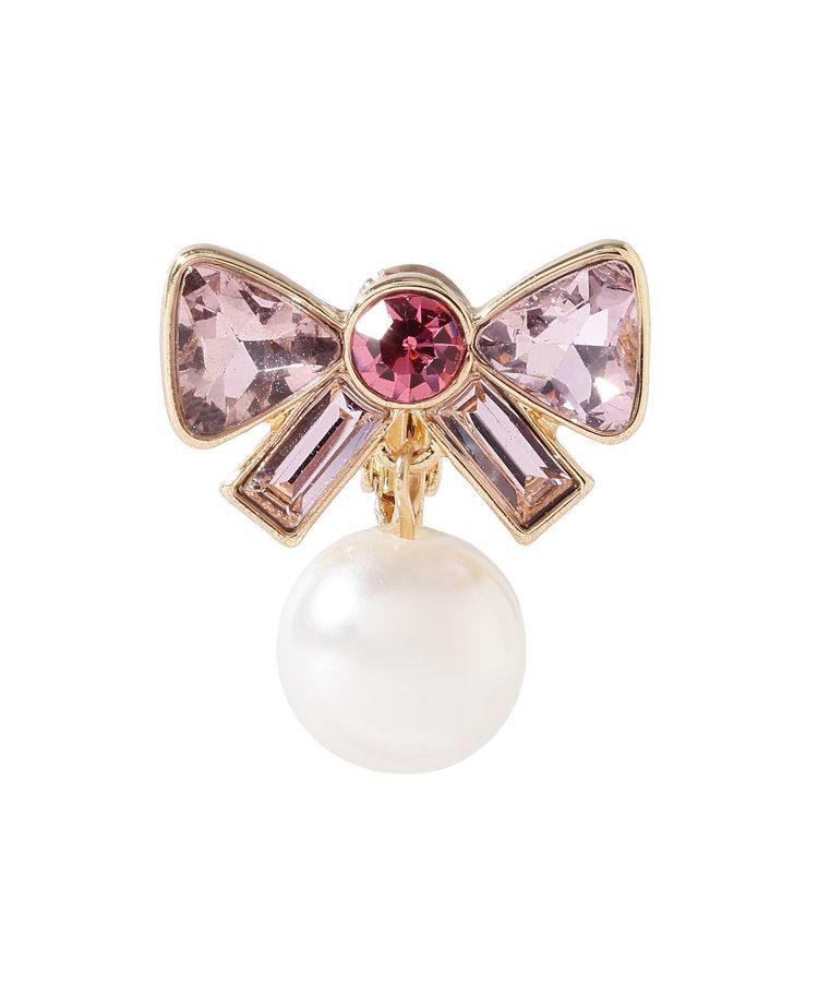 Maison de FLEUR「ビジューリボンイヤリング」|イヤリング|