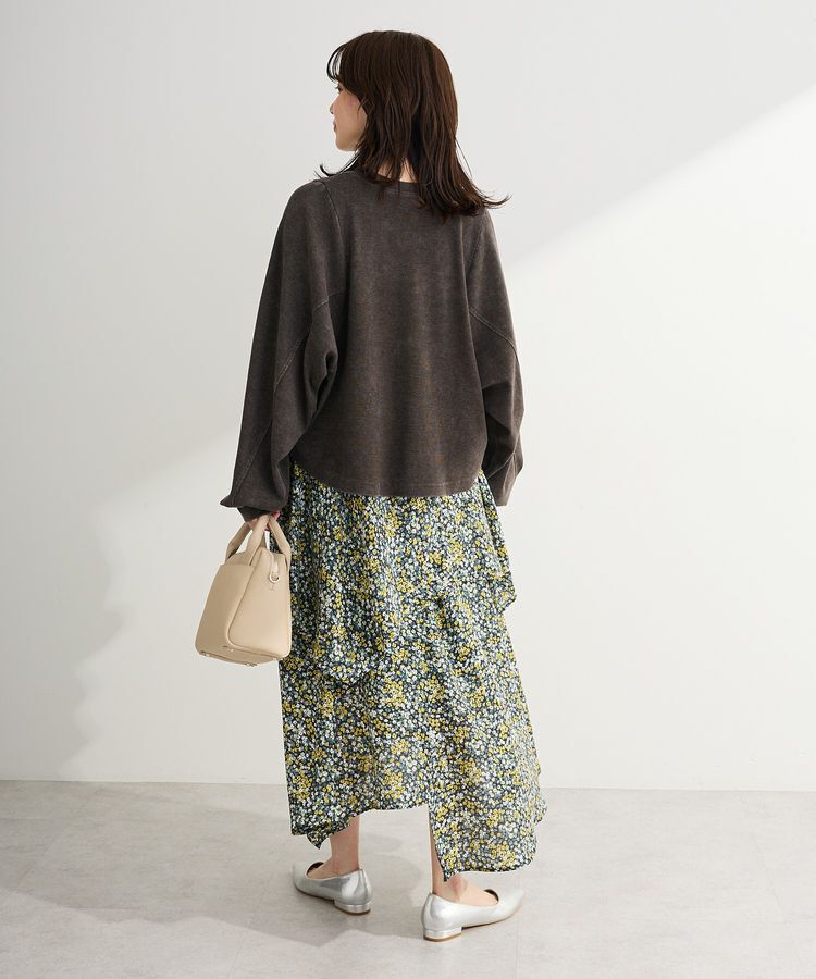 Green Parks「花柄イレヘムボリュームスカート」|フレア|