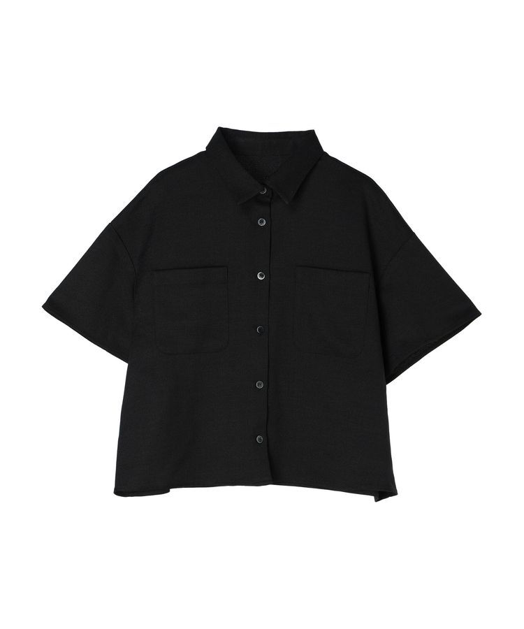 GARAGE OF GOOD CLOTHING「スラブツイルハーフスリーブブラウス」|シャツ・ブラウス|