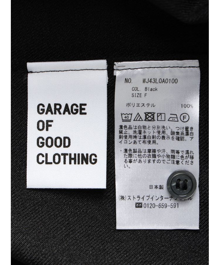 GARAGE OF GOOD CLOTHING「スラブツイルハーフスリーブブラウス」|シャツ・ブラウス|