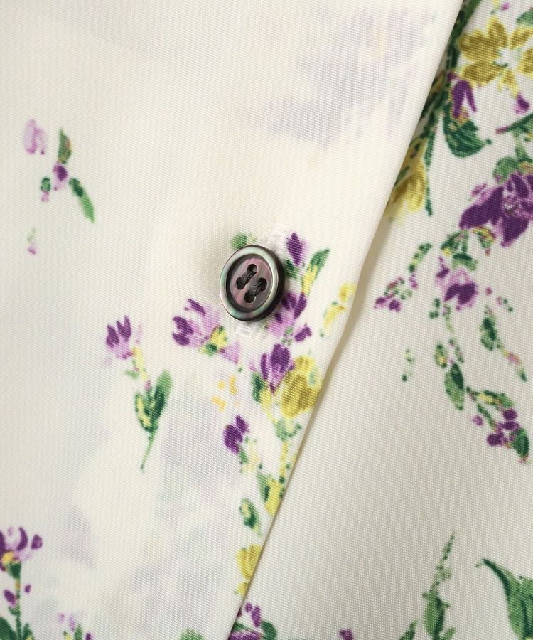 GARAGE OF GOOD CLOTHING「【日本製】ピーチファイユフラワープリントロングシャツ」|シャツ・ブラウス|