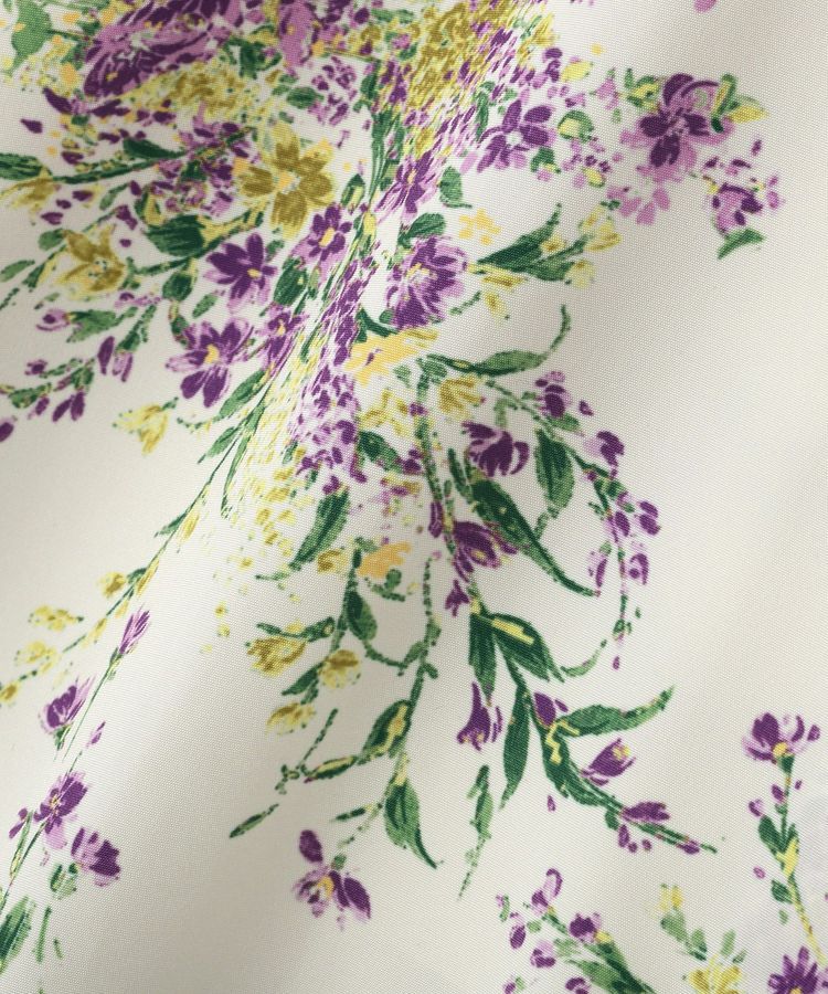 GARAGE OF GOOD CLOTHING「【日本製】ピーチファイユフラワープリントロングシャツ」|シャツ・ブラウス|