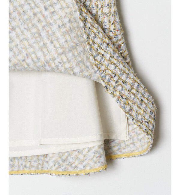 LOULOU WILLOUGHBY「【LOULOU WILLOUGHBY】LINTONツイードセミフレアスカート」|フレア|