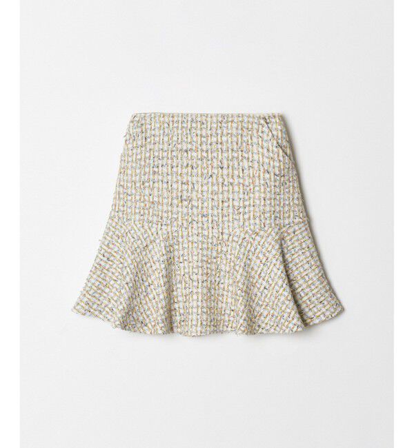 LOULOU WILLOUGHBY「【LOULOU WILLOUGHBY】LINTONツイードセミフレアスカート」|フレア|