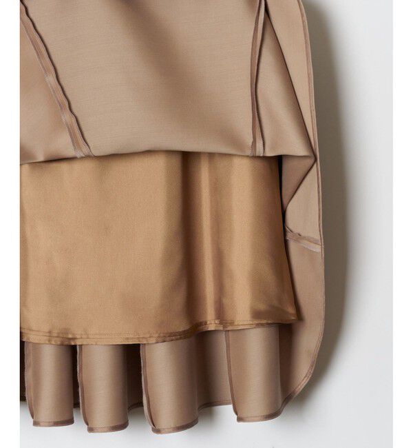 LOULOU WILLOUGHBY「【LOULOU WILLOUGHBY】シルクウールマーメイドフレアスカート」|フレア|