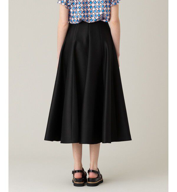 LOULOU WILLOUGHBY「【LOULOU WILLOUGHBY】シルクウールマーメイドフレアスカート」|フレア|