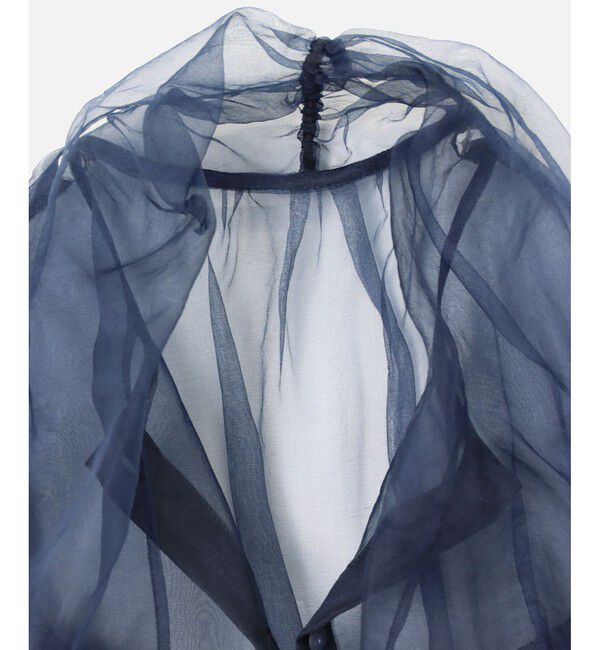 LOULOU WILLOUGHBY「《ドラマ着用》【LOULOU WILLOUGHBY】シルキーリボンブラウス」|シャツ・ブラウス|