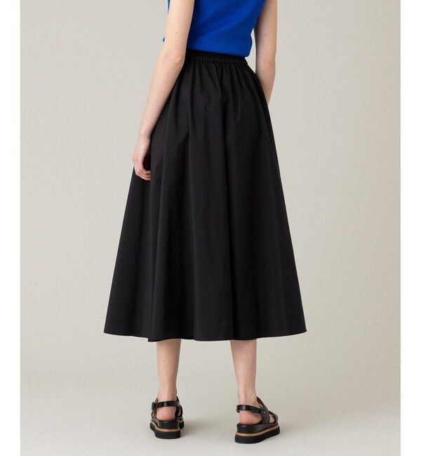 LOULOU WILLOUGHBY「【LOULOU WILLOUGHBY】タフタタックフレアスカート」|フレア|