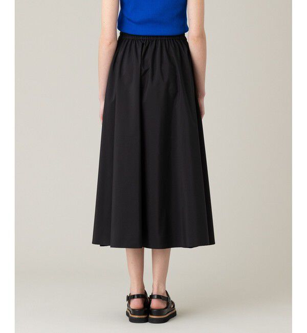 LOULOU WILLOUGHBY「【LOULOU WILLOUGHBY】タフタタックフレアスカート」|フレア|