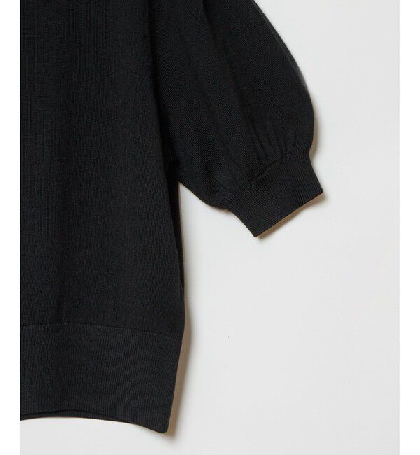 LOULOU WILLOUGHBY「【LOULOU WILLOUGHBY】タートルハーフスリーブプルオーバー」|ニット・セーター|