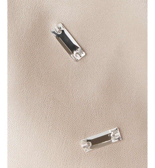 allureville「フェイクレザービジューポシェット ショルダーバッグ」|ショルダー・メッセンジャー|