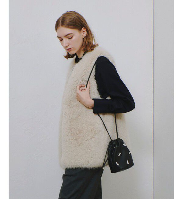 allureville「フェイクレザービジューポシェット ショルダーバッグ」|ショルダー・メッセンジャー|