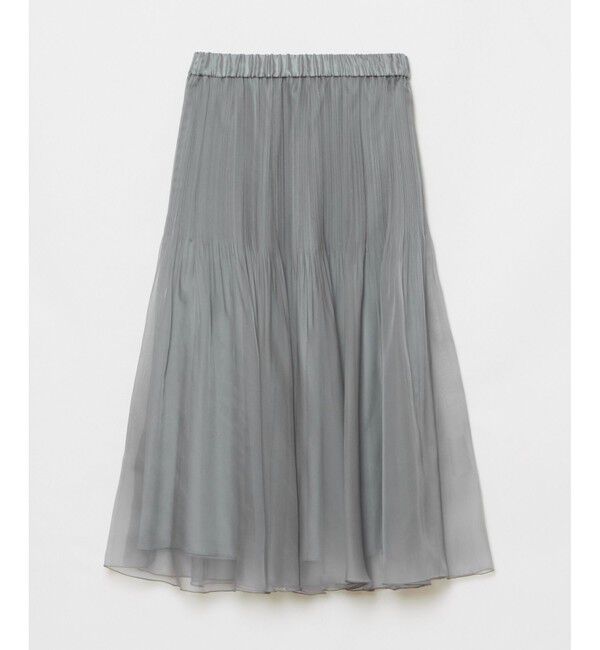 allureville「シアーランダムプリーツスカート」|スカート|