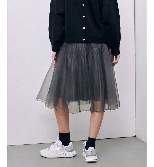 allureville「シアーランダムプリーツスカート」|スカート|