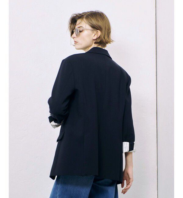 allureville「T/Wヒラニジュウオリテーラー2Bジャケット」|テーラードジャケット|