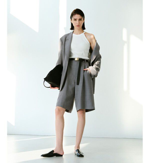 allureville「T/Wヒラニジュウオリテーラー2Bジャケット」|テーラードジャケット|