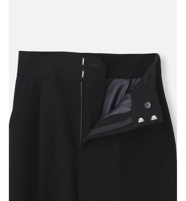 LOULOU WILLOUGHBY「【LOULOU WILLOUGHBY】◇ダブルクロスハイウエストサスパンツ」|チノ|