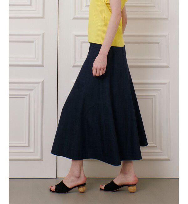 LOULOU WILLOUGHBY「【LOULOU WILLOUGHBY】デニムライクマーメイドスカート」|フレア|