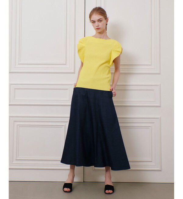 LOULOU WILLOUGHBY「【LOULOU WILLOUGHBY】デニムライクマーメイドスカート」|フレア|