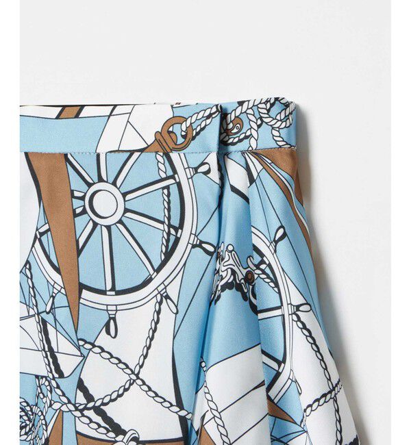 LOULOU WILLOUGHBY「【LOULOU WILLOUGHBY】RATTI マリーナプリントフレアスカート」|フレア|