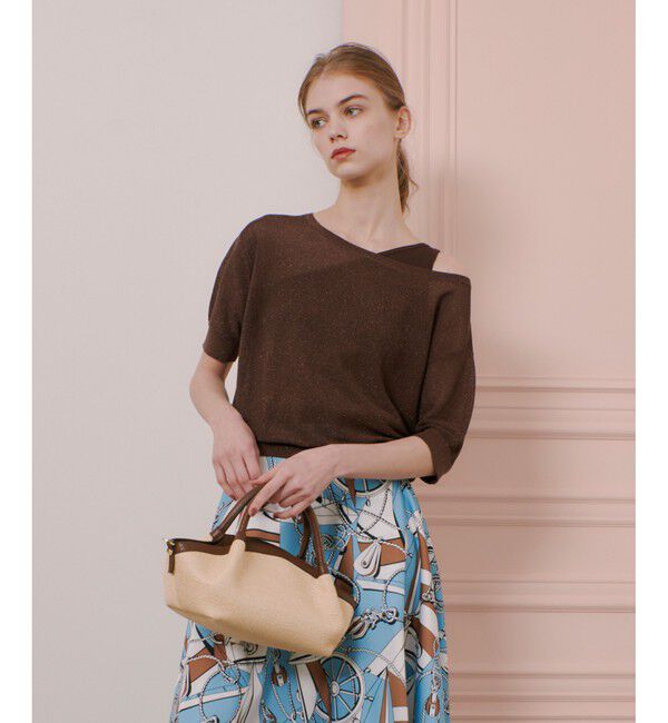 LOULOU WILLOUGHBY「【LOULOU WILLOUGHBY】ワンショルダーアンサンブル」|ニット・セーター|