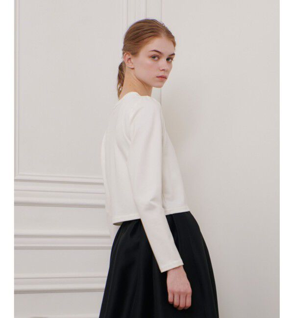 LOULOU WILLOUGHBY「【LOULOU WILLOUGHBY】ポンチカーディガン」|カーディガン|