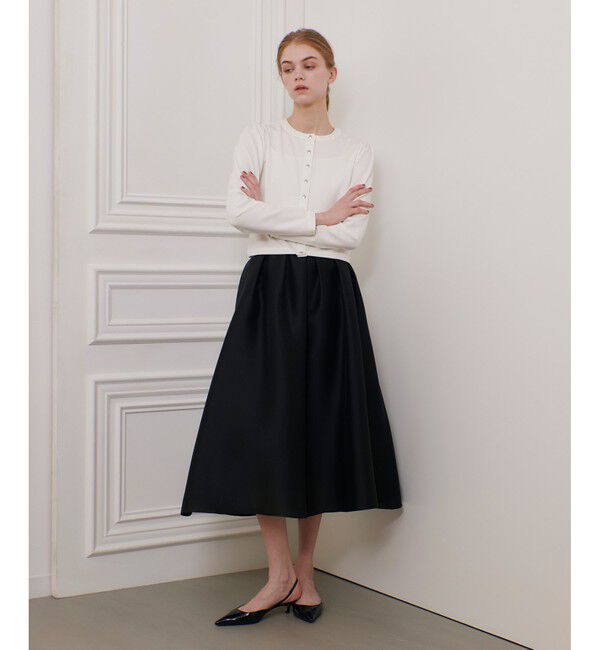 LOULOU WILLOUGHBY「【LOULOU WILLOUGHBY】ポンチカーディガン」|カーディガン|