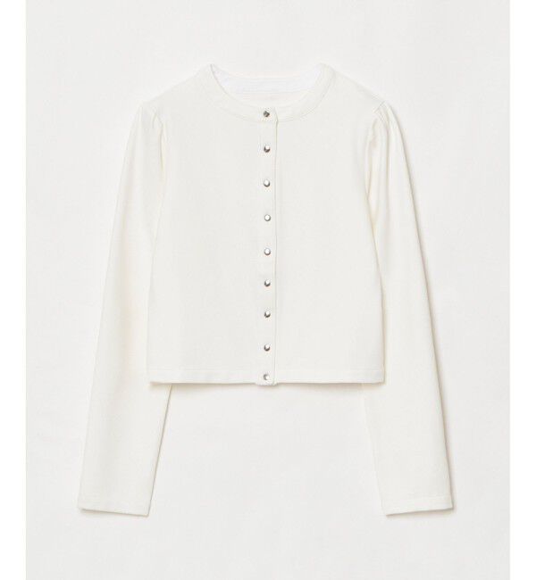 LOULOU WILLOUGHBY「【LOULOU WILLOUGHBY】ポンチカーディガン」|カーディガン|