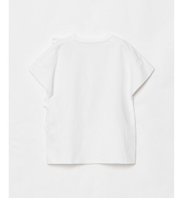 LOULOU WILLOUGHBY「【LOULOU WILLOUGHBY】ギャザーレイヤーＴシャツ」|Tシャツ・カットソー|