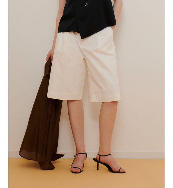 allureville「ナイロンドライツイルハーフパンツ」|キュロット|