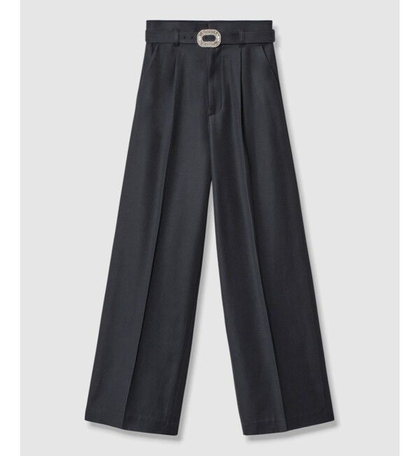 LOULOU WILLOUGHBY「【LOULOU WILLOUGHBY】ビジューバックルパンツ」|チノ|