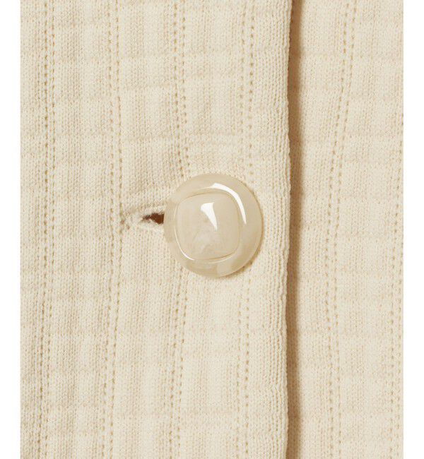 LOULOU WILLOUGHBY「【LOULOU WILLOUGHBY】ダブルジャガードパフニットジャケット」|ニット・セーター|