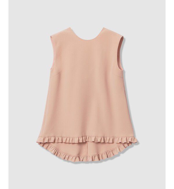 LOULOU WILLOUGHBY「【LOULOU WILLOUGHBY】パールネックレス付きフリルブラウス」|シャツ・ブラウス|