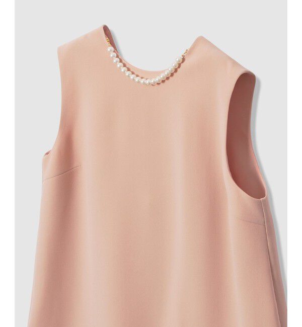 LOULOU WILLOUGHBY「【LOULOU WILLOUGHBY】パールネックレス付きフリルブラウス」|シャツ・ブラウス|